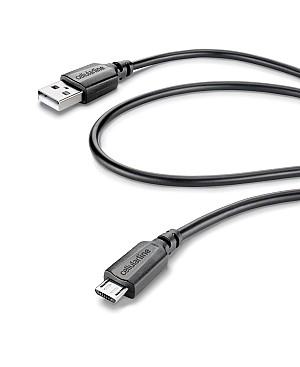 Cellular Line Power Cable USB to micro USB 1.2 black