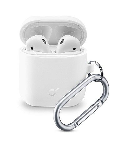 Cellular Line Bounce Silicone Case for AirPods 1, 2 white