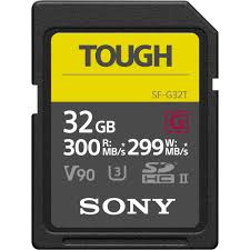Sony SDHC Tough G Series 32GB V90 UHS-II