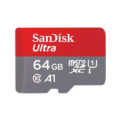 SanDisk Ultra microSDXC 64GB 140MB/s + adapter