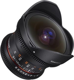 Samyang 12mm T/3.1 VDSLR ED AS NCS Fish-Eye Canon EF
