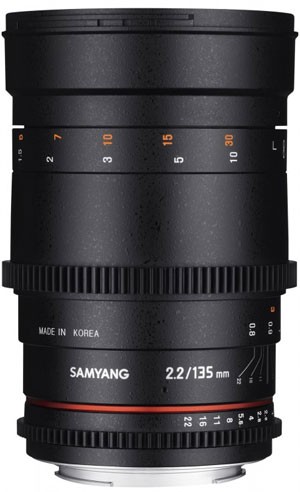 Samyang 135mm T/2.2 VDSLR ED UMC Canon EF