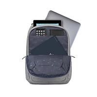 Rivacase 7760 Backpack 15,6 Grey water resistant