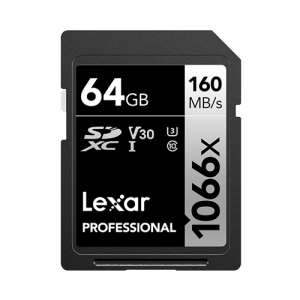 Lexar Professional SDXC 64GB 1066x UHS-I SILVER Series