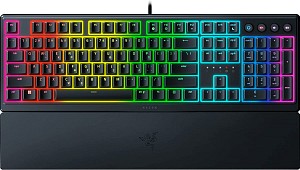 Razer ORNATA V3 Gaming Keyboard - Low Profile Mecha-Membrane Switches - Split Resist - RGB - GR