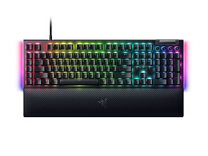Razer BLACKWIDOW V4 RGB Gaming Keyboard Underglow LED Green Clicky Switches