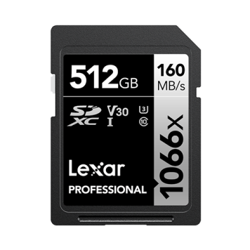 Lexar Professional SDXC 512GB 1066x UHS-I SILVER Series
