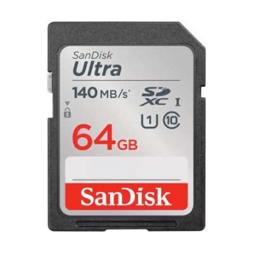 SanDisk Ultra SDXC 64GB 140MB/s UHS-I