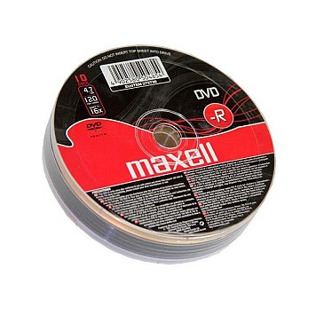 Maxell DVD-R 4.7GB 16x speed 1x10