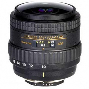 Tokina AT-X 10-17mm f/3.5-4.5 DX NH Fisheye Canon EF