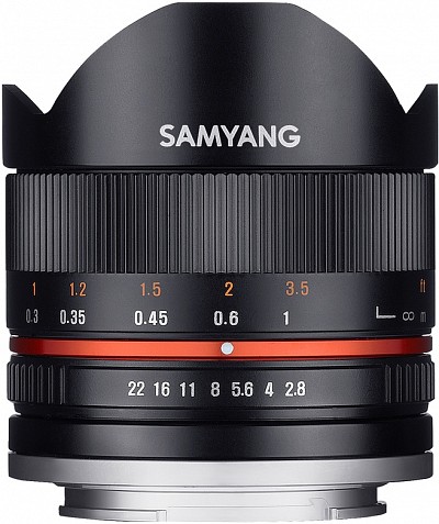 Samyang 8mm f/2.8 UMC Fish-eye II Sony E-mount black