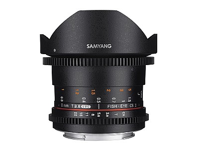 Samyang 8mm T/3.8 UMC Fish-eye CS II Canon