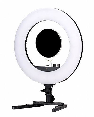 Nanlite Halo 14 Ring LED Light with table stand