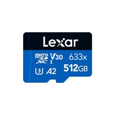Lexar High Performance Micro SDXC 512GB 633x UHS-I