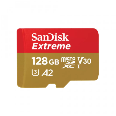 SanDisk Extreme microSDXC 128GB 190MB/s with Adapter