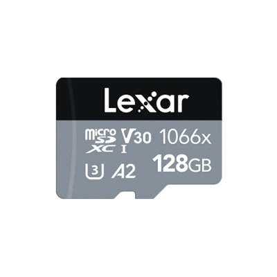 Lexar Professional microSDXC 128GB 1066x UHS-I SILVER Series + adapter