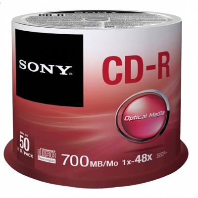 Sony CD-R 700MB 48x speed 1x50