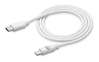 Cellular Line Power Cable USB-C to Lightning 1m white