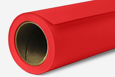 E-Image Background Paper 2.72x10m Scarlet Red