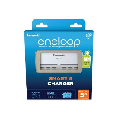 Panasonic Eneloop Smart 8 Charger BQ-CC63 (Batteries Not Included)