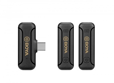 Boya BY-WM3T2-U2 Mobile Wireless Mic for Android USB-C (2 transmitters, 2 person vlog)