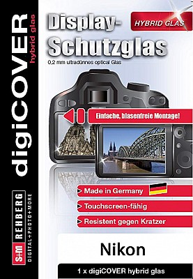 DigiCover Hybrid Glass Display Cover Nikon B600