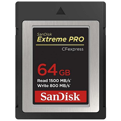 SanDisk Extreme PRO CFexpress Type B 64GB 800MB/s