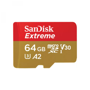 SanDisk Extreme microSDXC 64GB 170MB/s + adapter