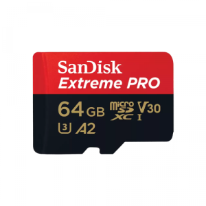 SanDisk Extreme PRO microSDXC 64GB 200MB/s + adapter