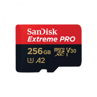 SanDisk Extreme PRO microSDXC 256GB 200MB/s + adapter