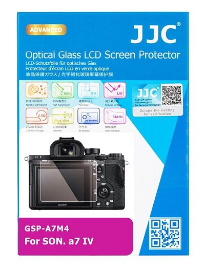 JJC Optical Glass LCD Screen Protector Sony A7 IV