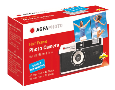 Agfaphoto Half Frame Photo Camera 35mm black