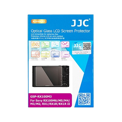 JJC Optical Glass LCD Screen Protector Sony RX 100 III, IV, V, VI