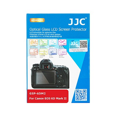 JJC Optical Glass LCD Screen Protector Canon EOS 6D II