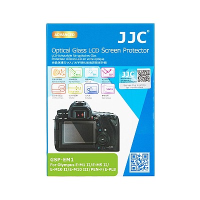 JJC Optical Glass LCD Screen Protector Nikon Z30, Z fc, Olympus OM System, PEN E
