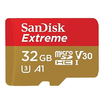 Sandisk Extreme microSDHC A1 32GB 100MB/s V30 + adapter
