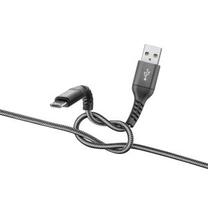 Cellular Line Tetra Force Cable USB to micro USB 2m black