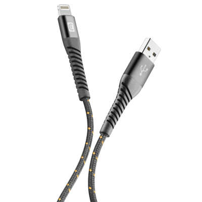 Cellular Line Tetra Force Cable USB to Lightning 90cm black
