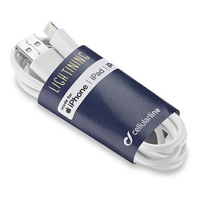Cellular Line Tech Away Cable USB to Lightning 0.9m white