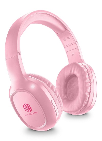 Cellular Line Headband Music Sound Bluetooth Over Ear pink