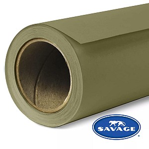 Savage 34-1253 Background Paper 1.35x11m Olive Green
